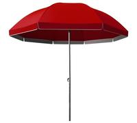 Parapluie D'extérieur, Grand Parapluie Solaire Double Face, Sac De Transport, Étanche, Bouton Poussoir Facile, Durable, Léger, for Jardin, Terrasse,Cour,Piscine(Red)