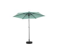 Parapluie double face 9 Ft rectangulaire extérieur grand modèle avec manivelle vert clair sans socle idéal pour patio