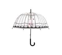 Parapluie effet cage oiseaux - Transparent - D 81 x H 83,3 cm