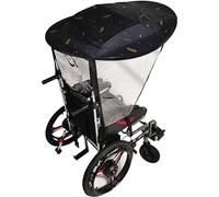 Parapluie électrique universel pour fauteuil roulant, imperméable, anti-poussière et pliable pour protection extérieure
