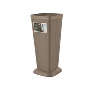 Parapluie Élégance Rattan Couleur Taupe Marron 25x58x25 Cm Stefanplast