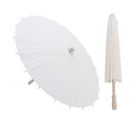 Parapluie en Papier , Diamètre 40cm, Lot de 2, Style Chinois Décoratif - Résistant et Léger, Accessoire Photo et Mariage