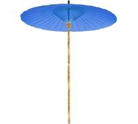 Parapluie en Papier Huilé, Parapluie Classique Hadmade, Parapluie Décoratif, Hadmade, 2 Mètres De Diamètre, 2,5 Mètres De Hauteur, 3,5 Cm De Diamètre, Pliable sans, Blue