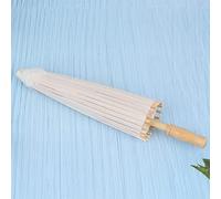 Parapluie en Papier Ombrelle Classique Blanche Décorative pour Mariage,