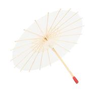 Parapluie en Papier Ombrelle Classique Blanche Décorative pour Mariage,