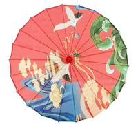 Parapluie en papier traditionnel japonais parapluie en papier huilé de 32 pouces chinois d'art classique pour femmes parasol de danse avec cadre en bambou style 2