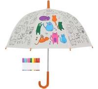 Kids In The Garden - Parapluie enfant à colorier 70 cm Chats NC