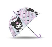KIDS EUROSWAN Parapluie KUROMI manuel transparent 45 cm KU00005