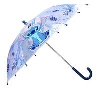 Bâton Parapluie | Disney Stitch | bleu & transparent | Parapluie Enfant