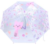 Parapluie enfant Prêt ? 71 cm Design chat, transparent & maniable