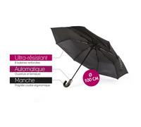 Entre Temps Parapluie PL366 automatique ultra résistant compact Noir