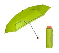 Parapluie Femme Pliant Ultra Mini Léger Camouflage de Couleurs - Petit Parapluie Super Compact de Poche - Ombrelle Dame Ouverture Manuelle Coupe Vent - Diamètre 90 cm PERLETTI Time (Vert Herbe)