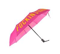 Parapluie - Fisura - Parapluie pliant original “rain”. Mini parapluie rose et jaune. Parapluie pliant automatique. 96 cm diamètre