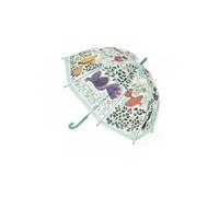 Parapluie Fleurs et Oiseaux plastique illustre