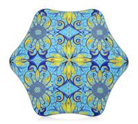 Parapluie floral tourbillonnant pour enfants avec coins arrondis coupe-vent pour la pluie