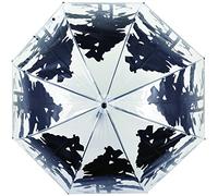 Esschert Design – Parapluie – Forêt – Transparent Noir