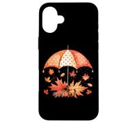 Parapluie God is My Shelter Feuilles d'automne Coque pour iPhone 16 Plus