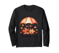 Parapluie God is My Shelter Feuilles d'automne Manche Longue