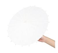 Parapluie Japonais, Parapluie en Papier, Parapluie de Danse, Accessoire de Photographie, Représentation sur Scène, Décoration, Artisanat Traditionnel, Blanc Uni, Peut être