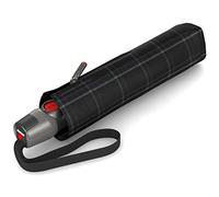 Parapluie Knirps T200 Duomatic, check black & blue (Multicolore) - 9532005570