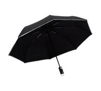 Parapluie Lampe Torche Pliable Automatique Noir avec Housse