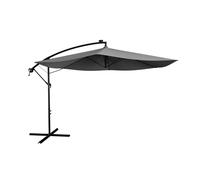 Parapluie LED Brazil Gris foncé 3 m