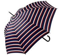 Parapluie long LE PARAPLUIE FRANÇAIS Rayures - marine 7957 Bleu Marine G