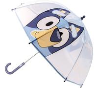 Parapluie manuel Bluey pour enfants - Ouverture manuelle - 100 % POE avec structure en fibre de verre - Produit original conçu en Espagne
