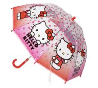 CERDÁ Parapluie enfant Poe Bulle Hello Kitty – dôme transparent, solide