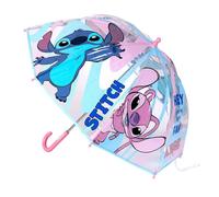 Parapluie manuel enfant Cerda Disney Stitch Bubble Rose 45 cm