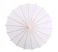 Parapluie Mariage, Parapluie En Papier 20cm, Ombrelle Chinois, Parasols de Papier Blanc, Peinture à Faire Soi-même Décoratif Parapluies, Pour Accessoire de Photo Cosplay Prop, Fête de Mariage