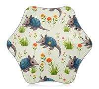 Parapluie mignon Armadillos pour enfants à bouts arrondis pour l'école, les voyages, les activités de plein air