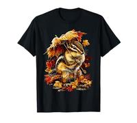 Parapluie Mignon avec Feuilles d'automne Esthétique d'automne T-Shirt