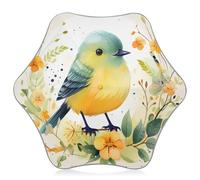 Parapluie mignon en forme de moineau, fleur, oiseau, pour enfants, protection solaire et voyage avec bande réfléchissante (scénario) anti-pincement pour l'extérieur