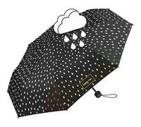 Parapluie noir - Changement de couleur en cas de pluie Multicolore Mini ouvre-main pour parapluie. 95 cm