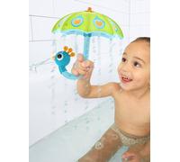 Yookidoo Parapluie de bain Paon - Jouet arroseur pour bébé - Vert - Dès 18 mois