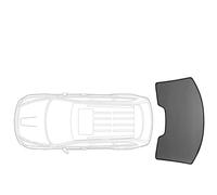 Parapluie par e Sole il v oiture Convient pour Mazda CX-5 KF 2017-2023 2e génération CX5 Rideau en Maille Cadre de Pare-Brise Avant Rideau magnétique personnalisé(Back Window)