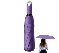 Parapluie - Parapluie pliable, parapluie automatique imperméable avec protection UV | Parapluie en tissu haute densité, portable pour marcher pour sac d'école, sac à dos, sac, violet, Fare riferimento