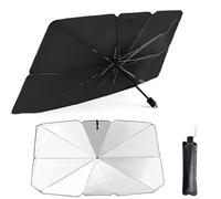 Parapluie Pare Soleil Pare Brise Avant de Voiture, Pare-Soleil pour Auto, Pare-Brise, intérieur, Parasol de Voiture Pliable, Qui refroidit Plus Rapidement et protège du Soleil