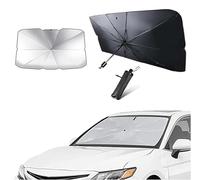 Parapluie Pare Soleil Voiture pour Audi Q7 NE 2017-2022 2023 2024 2025, Anti UV Isolation La Chaleur Parasol de Pare Brise de Voiture Couverture