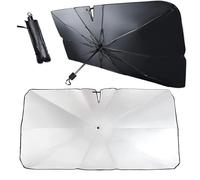 Parapluie Pare-Soleil Voiture, pour Renault Express 2021-2024 Ombrelle de Voiture Pare-Brise Avant Protection UV Isolation Thermique Pliable