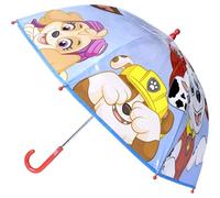 Parapluie Paw Patrol pour Enfants avec Design coloré de Chase, Marshall et Skye - Parapluie Enfant résistant au Vent avec Ouverture Manuelle sécurisée et poignée Ergonomique