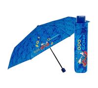 Perletti Parapluie pliable Sonic bleu Ø 91 cm pour enfant Multicolore Bohème