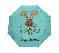 Parapluie pliable automatique portable avec ouverture et fermeture automatiques à bouton, protection UV, pour voyage, enfants, garçons et filles