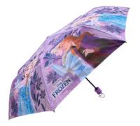 Parapluie pliable pour enfants Frozen Disney structure en fibre de verre 8 rayons parapluie de sac