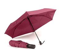 Parapluie pliable VOGUE Magic Easy Fold (plié automatique), avec ouverture et fermeture automatique, tissu 100% Eco Rpet. avec bouteilles en plastique recyclé, Wind Proff, protection UV (Rose)