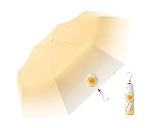 Parapluie Pliant Automatique Compact/Ouverture et Fermeture / Poignée Anneau / Couleur Dégradée /de Voyage Protection Pluie et Protection UV 99,9% / Portable/Résistant/ Sac à dos / Femmes et Enfants
