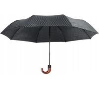Parapluie pliant automatique court 69 cm noir