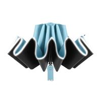 CWMMS Parapluie Pliant de Voiture pour Abarth 500, Parapluie de Voiture Portable Pliable Léger Coupe-vent Résistant à la Pluie et Aux UV,BlueA