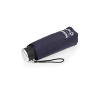 Isotoner Parapluie compact, solide, ultra déperlant, à ouverture manuelle, marine